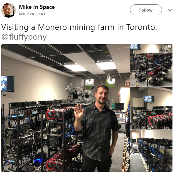 Twitter post by Mike in Space | Source: Twitter 
