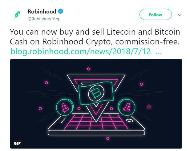 Bonus Bitcoin Cash Bch And Litecoin Ltc Now On Robinhood Ambcrypto - 