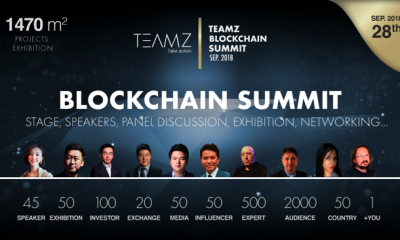 TEAMZ Blockchain Summit September 28th and 29th, An Exclusive Blockchain Event For Innovative Projects And Key Participants in Tokyo