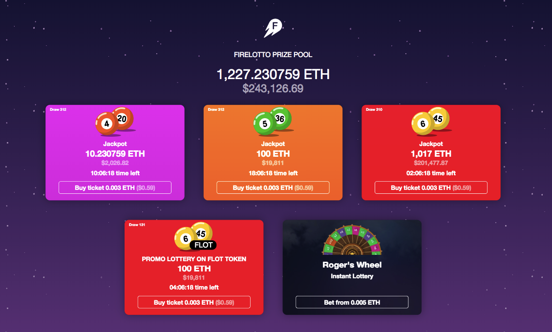 Fire Lotto: Blockchain-based lottery platform announces its next jackpot win