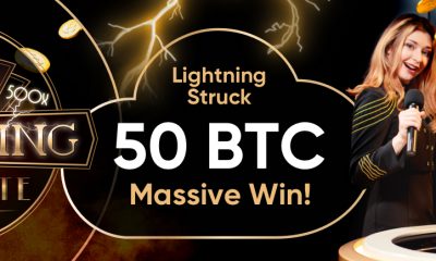 Cloudbet Bitcoin casino player bags nearly 50 BTC in single spin