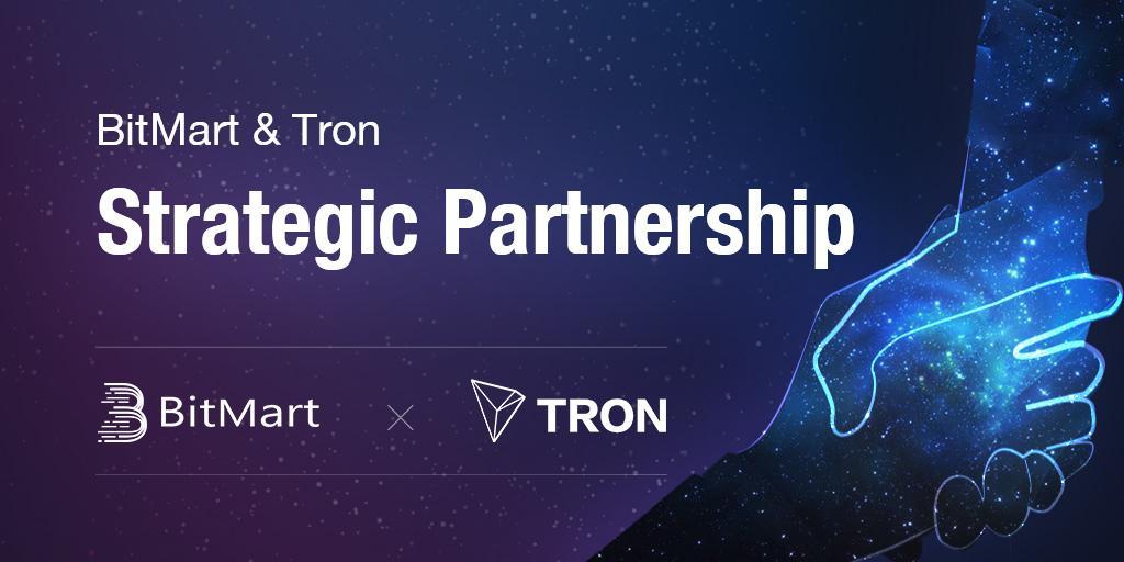 BitMart announces strategic partnership with Tron