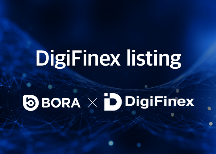 BORA, listed on Global cryptocurrency exchange DigiFinex! Practicality and Usability are BORA’s core strength