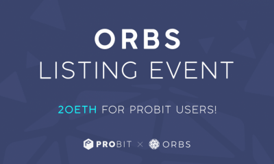 ProBit Exchange will list ORBS April 1st!
