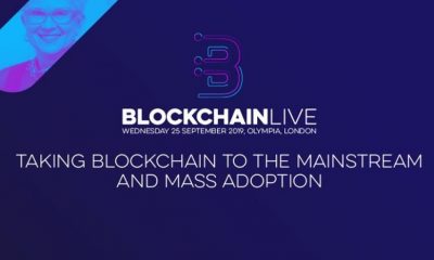 Blockchain Live Returns to London Olympia, 25th September 2019, Taking blockchain mainstream
