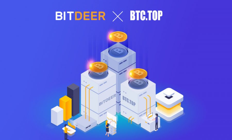 BitDeer.com Partners with BTC.TOP to Provide Better Shared Mining Service