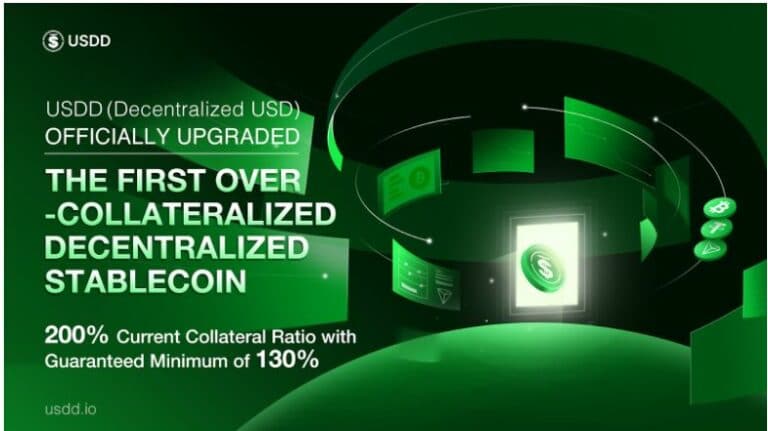USDD upgrades into the first over-collateralized decentralized ...