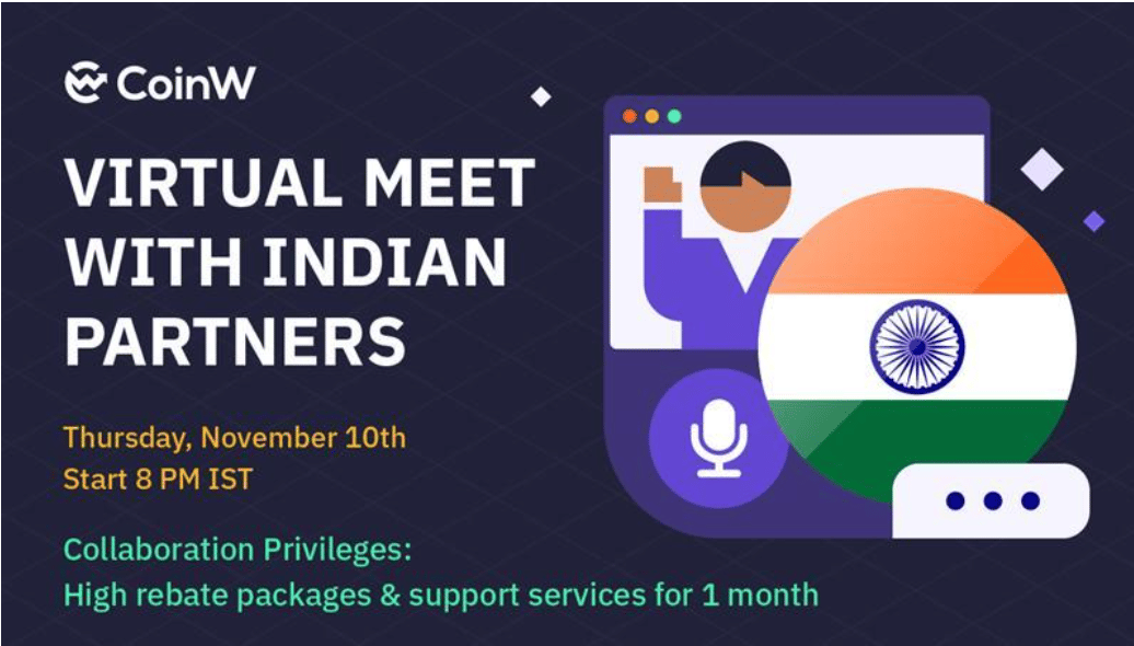 CoinW 5th anniversary: Global Partners Recruitment officially launched in India