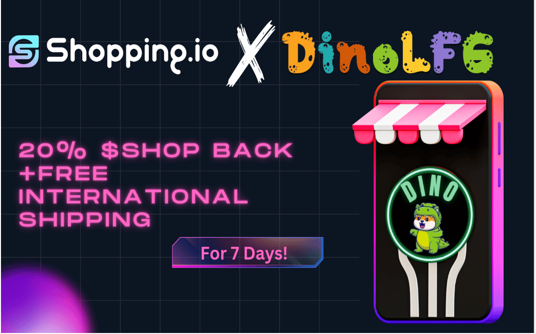 Shopping.io integrates DINO LFG enabling $DINO for E-commerce shopping - AMBCrypto (Picture 2)