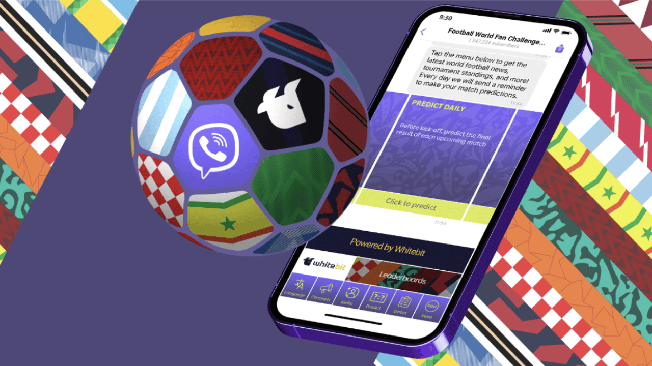 WhiteBIT and Viber unite online fans at the biggest football event of the year