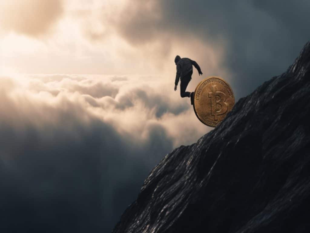 Bitcoin is volatile again, but it's a free fall instead of a rocket launch