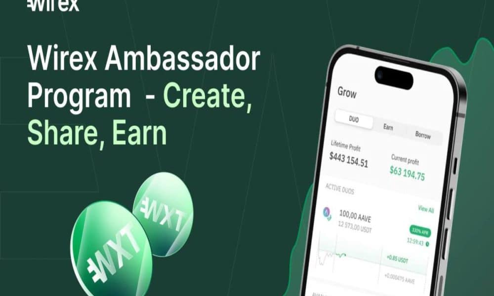 Wirex announces Ambassador Program open and launches $6,000