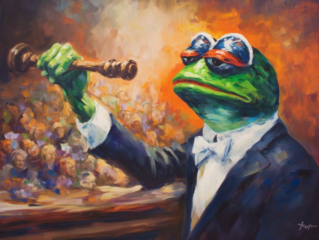 PEPE breaks out past a four month resistance zone and retests it as support