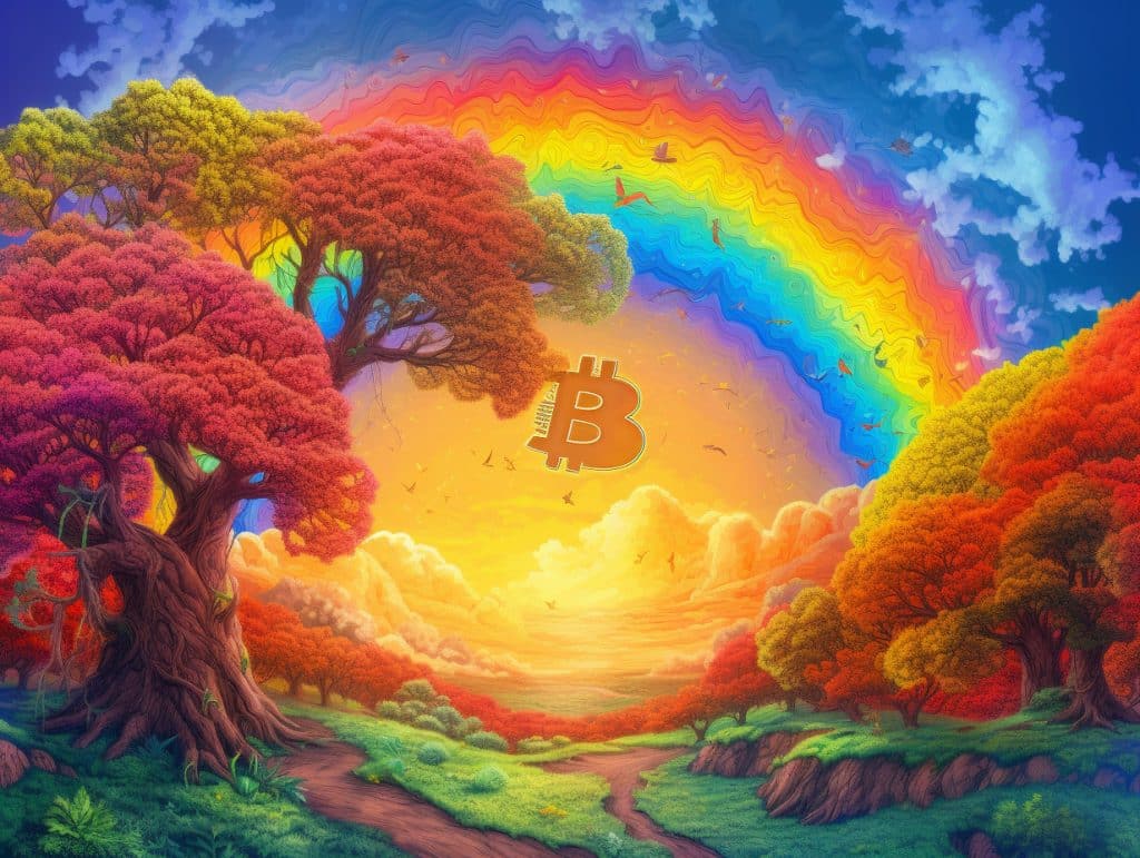 Bitcoin rainbow chart predicts the next cycle top, here's how