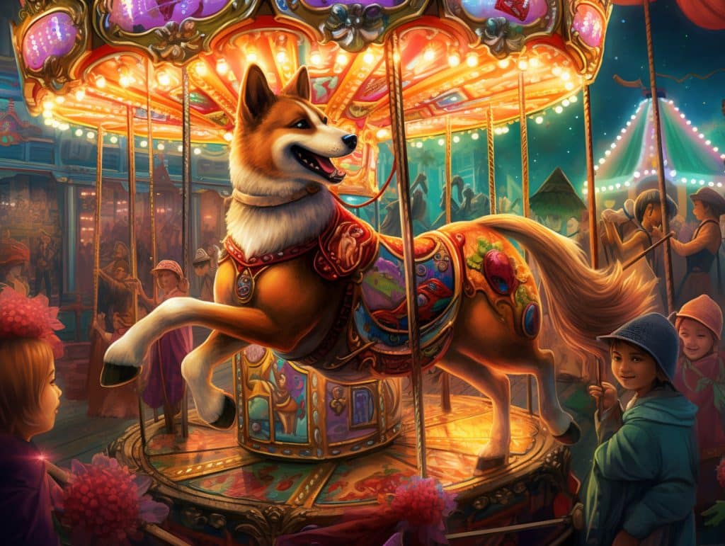 go long says shiba inu