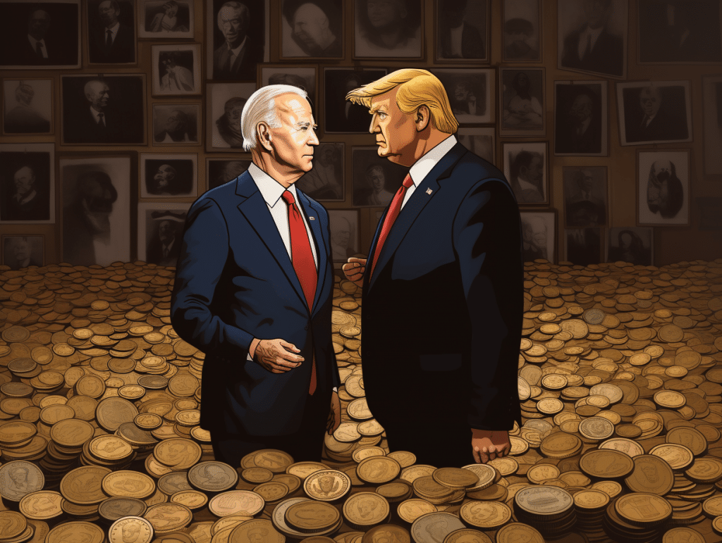 TRUMP2024 or BIDEN2024? How U.S. election season is helping out alt season