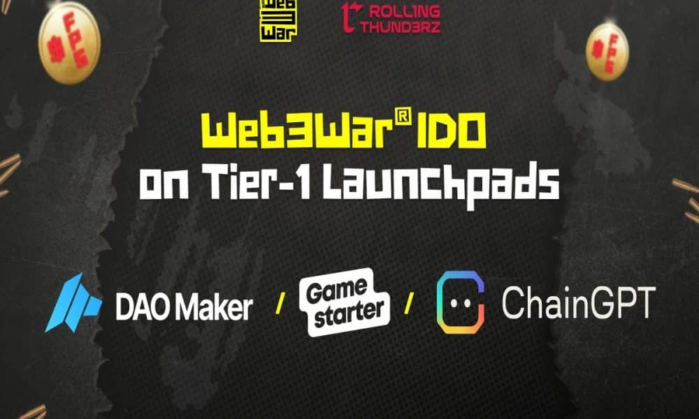 Web3War® to launch the IDO on DAO Maker, Gamestarter, and ChainGPT launchpads