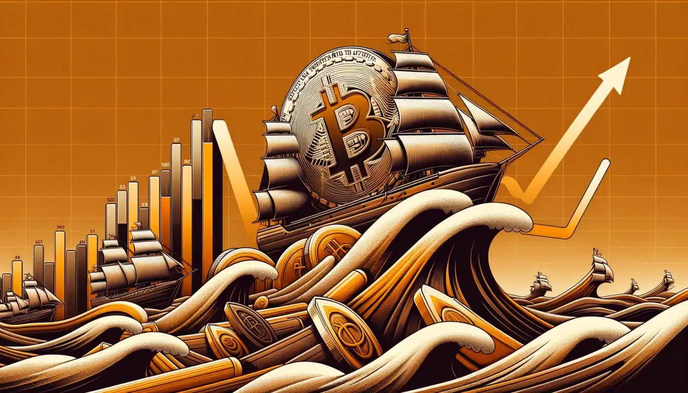 Bitcoin jumps to 57k