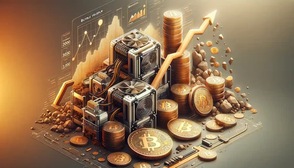 Bitcoin miner revenue peaks amidst BTC's resurgence