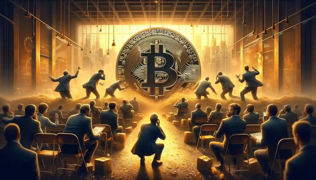 Bitcoin's value is dropping