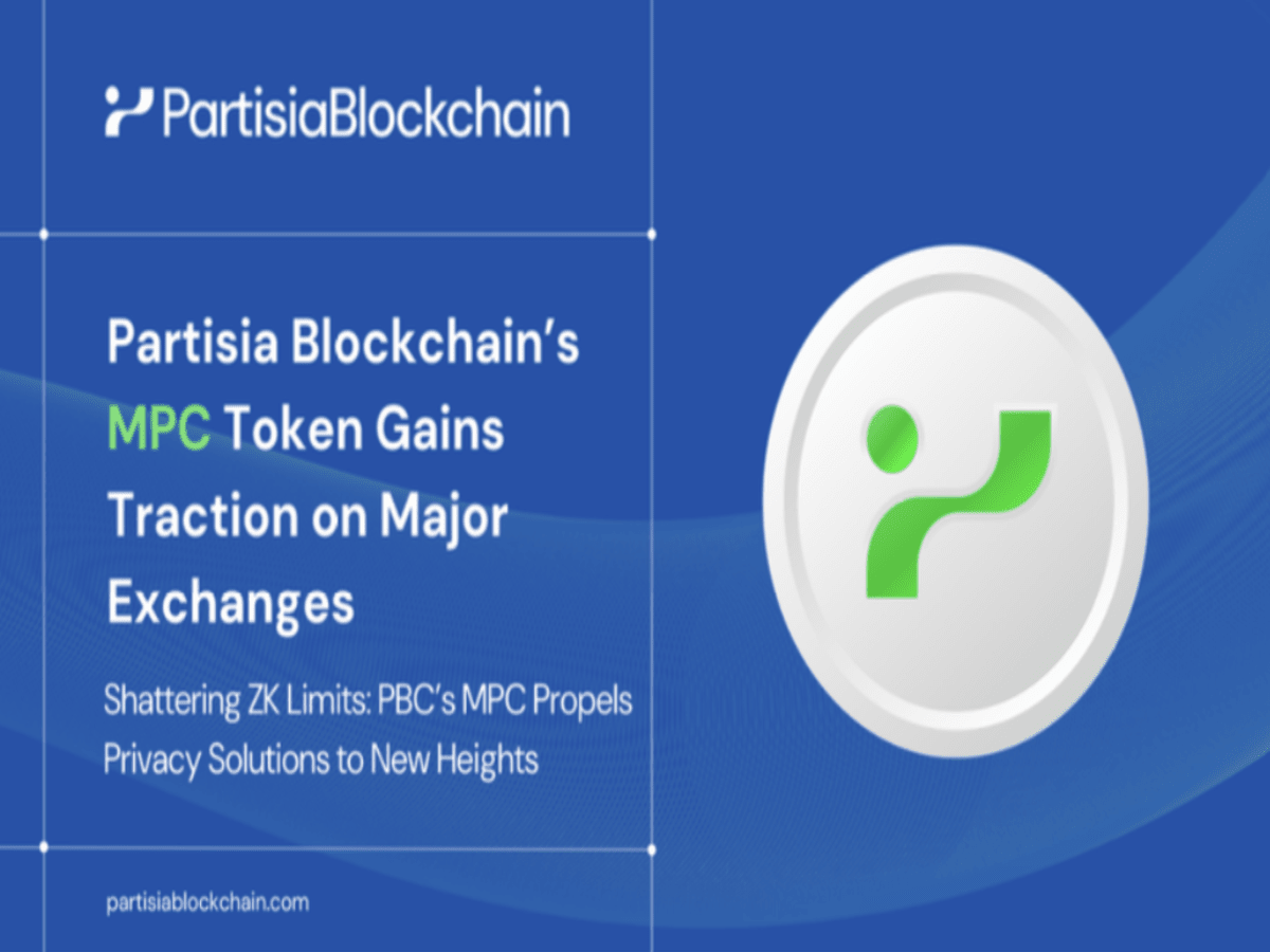Partisia Blockchain takes $MPC token to leading exchanges