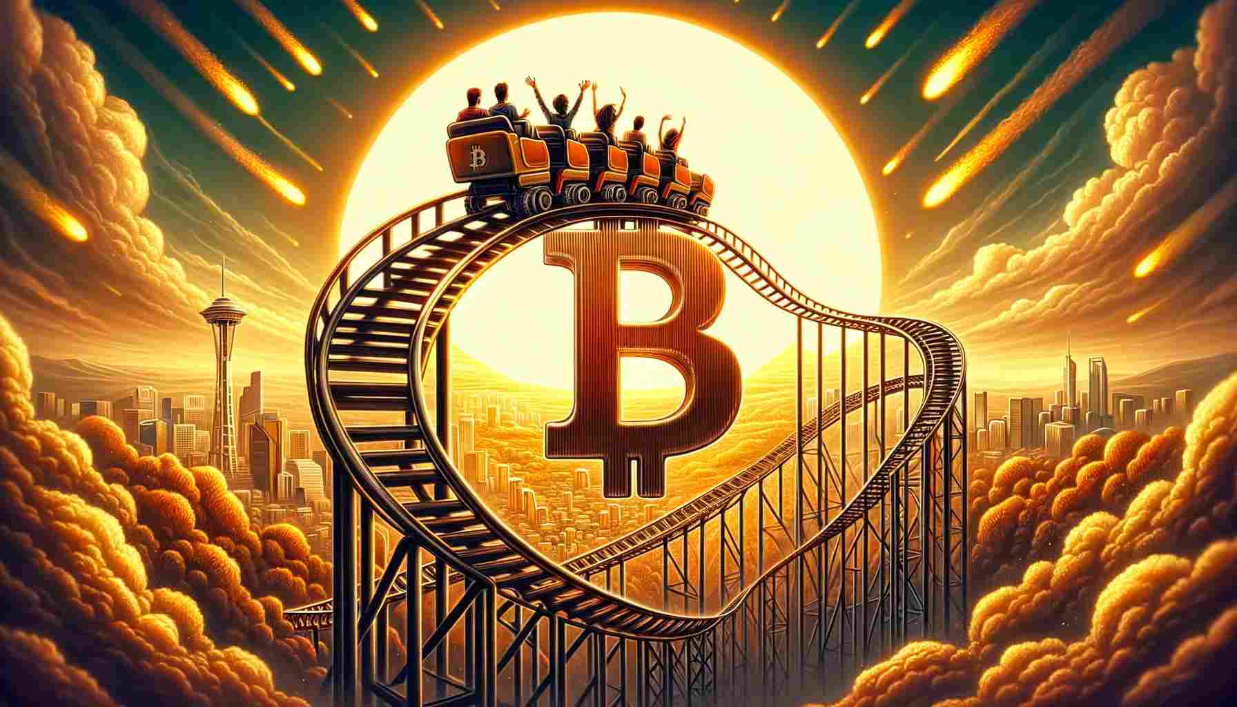 Bitcoin climbs to ATH and then corrects sharply