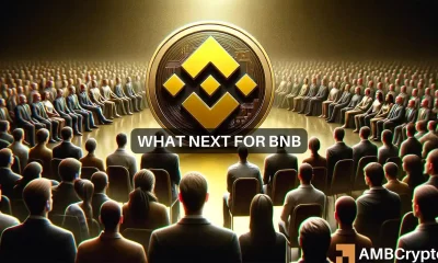 BNB's price volatility dropped