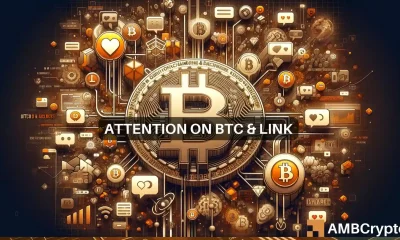 Bitcoin and Chainlink dominate social activity: What's driving the buzz?