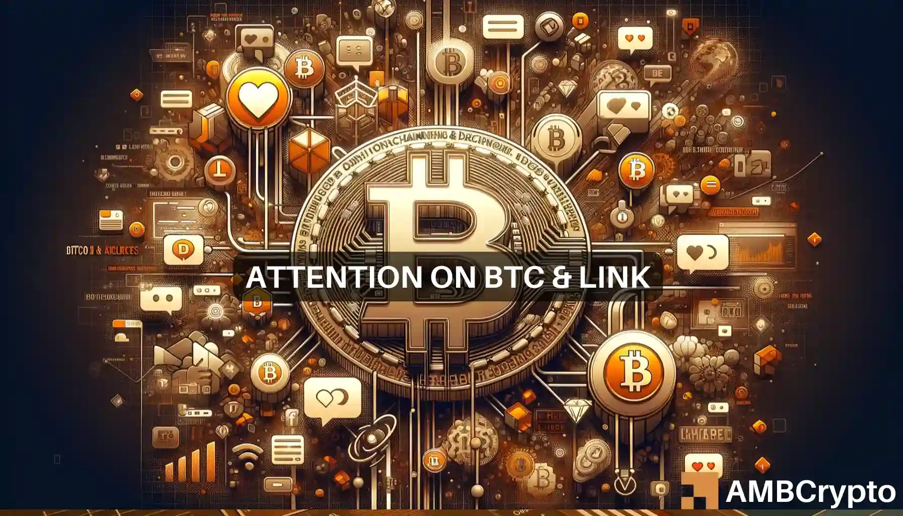 Bitcoin and Chainlink dominate social activity: What's driving the buzz?