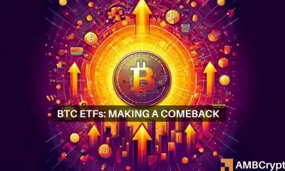 As Bitcoin stops moving at $64K, can ETFs help BTC see $70K again?