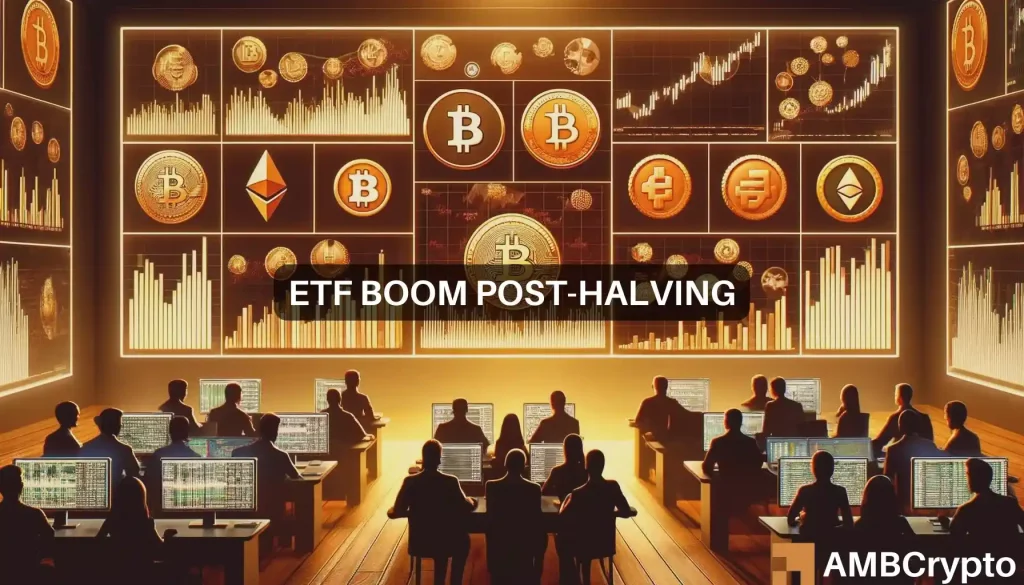 Bitcoin ETF boom post-halving