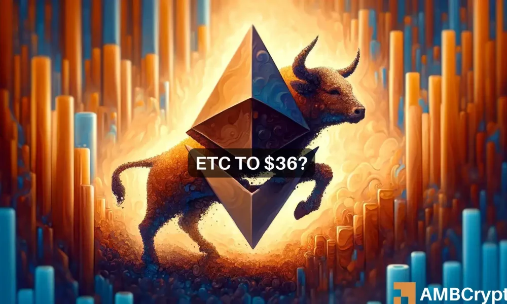 Ethereum Classic [ETC] defends key support twice: $36 next?
