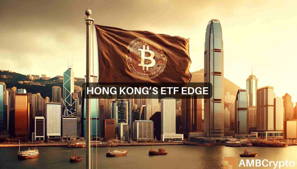 Bitcoin's flag flying high over Hong Kong