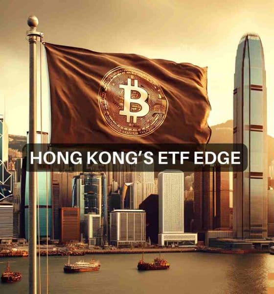 Bitcoin's flag flying high over Hong Kong