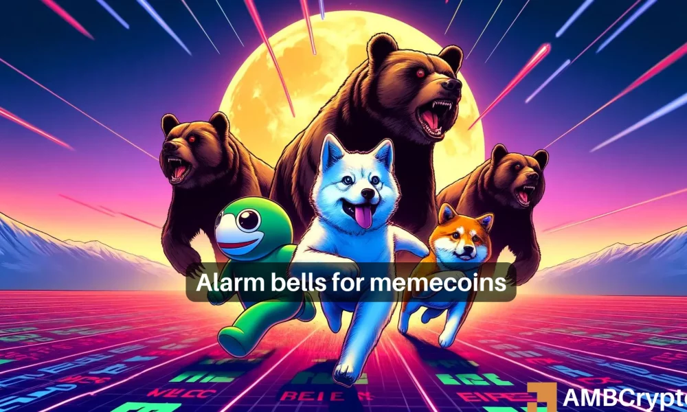 SHIB, WIF and PEPE prices see losses of more than 10% – is memecoin season over for now?