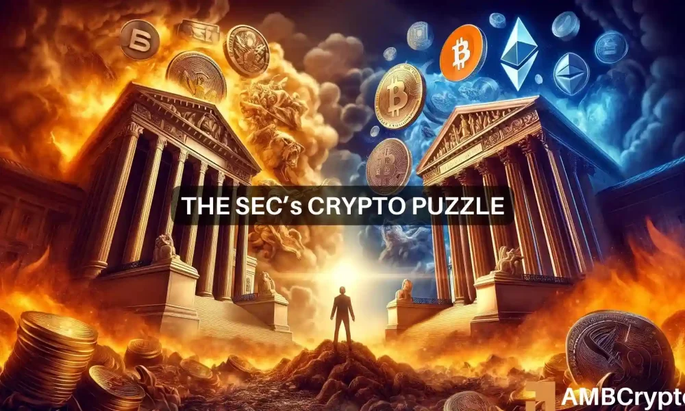 The increasing scrutiny from the SEC against crypto