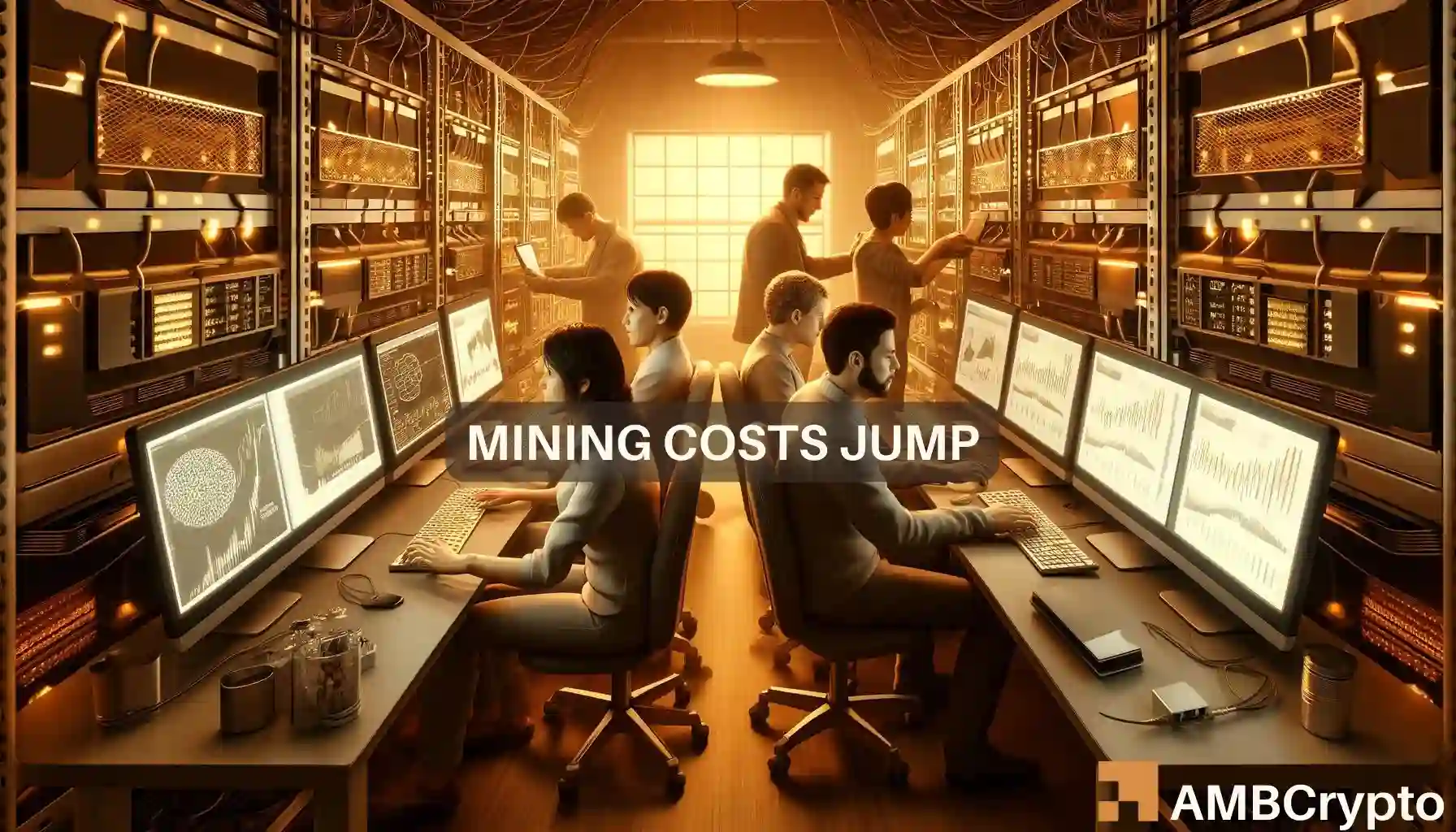 Bitcoin mining costs jump