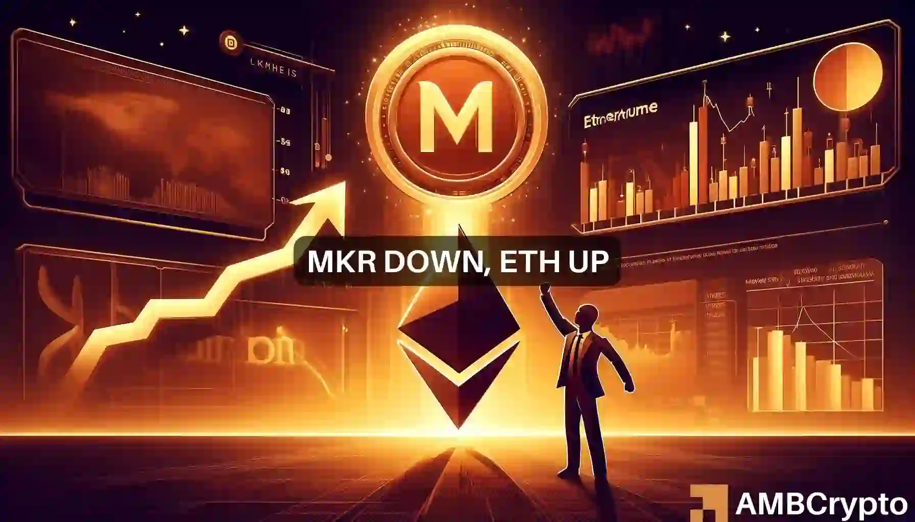 Why MKR drops against ETH every time MakerDAO sells