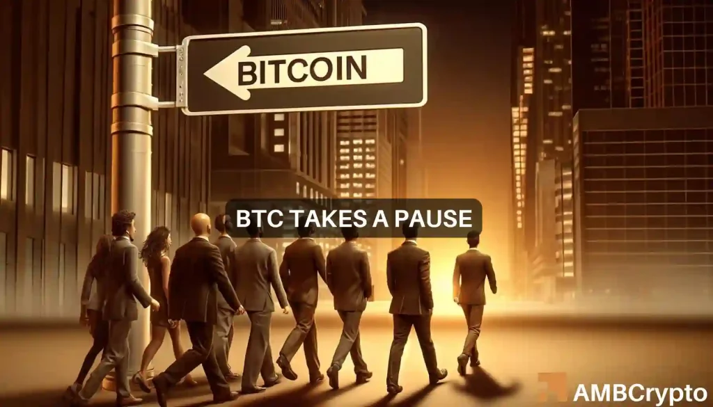Bitcoin sees stagnating demand