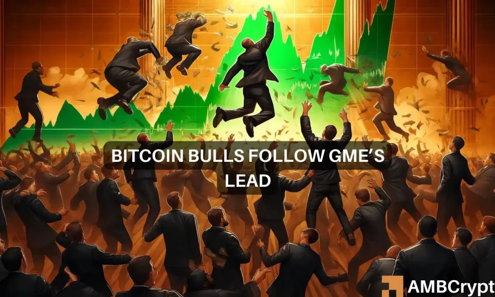 How to predict Bitcoin cycle tops using GameStop and GME’s social volume