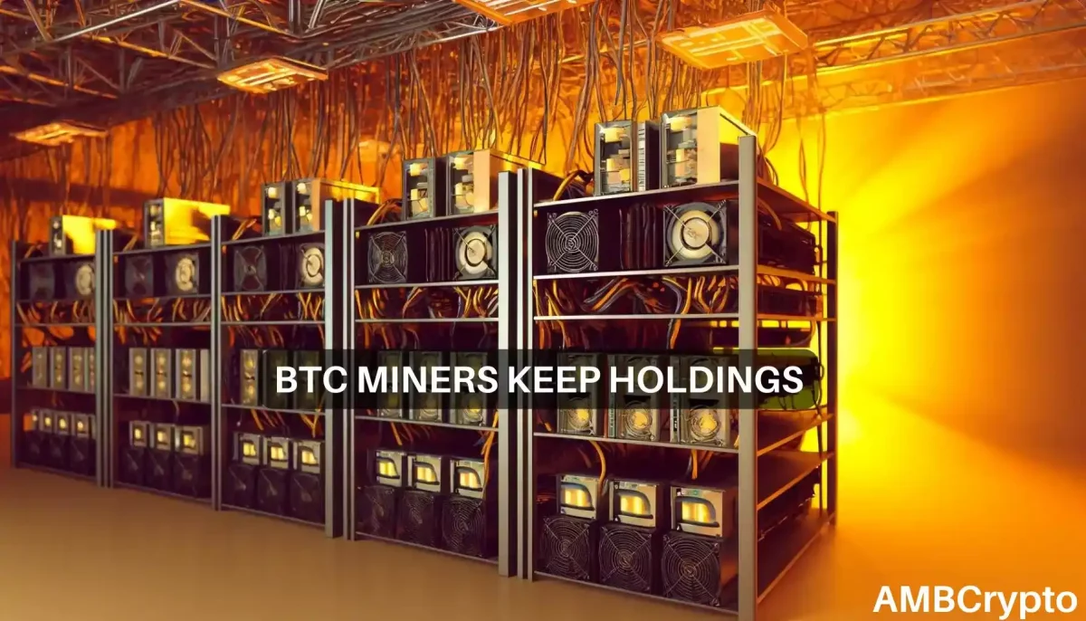 Why Bitcoin miners are holding as BTC falls back below $70K
