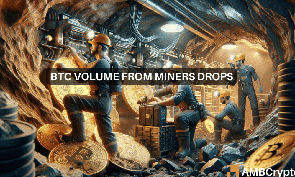 Bitcoin’s big change: Miner volume share drops post-halving and that means…