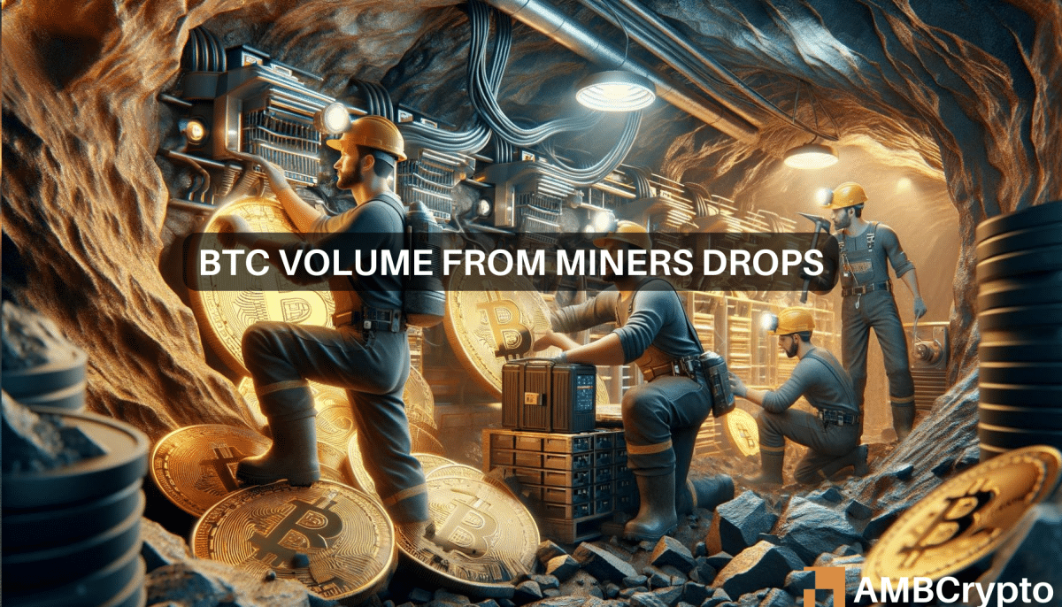 Bitcoin’s big change: Miner volume share drops post-halving and that means...