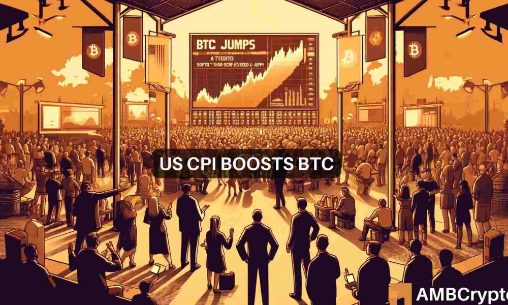 Bitcoin price hikes by +5 after softerthanexpected U.S CPI report