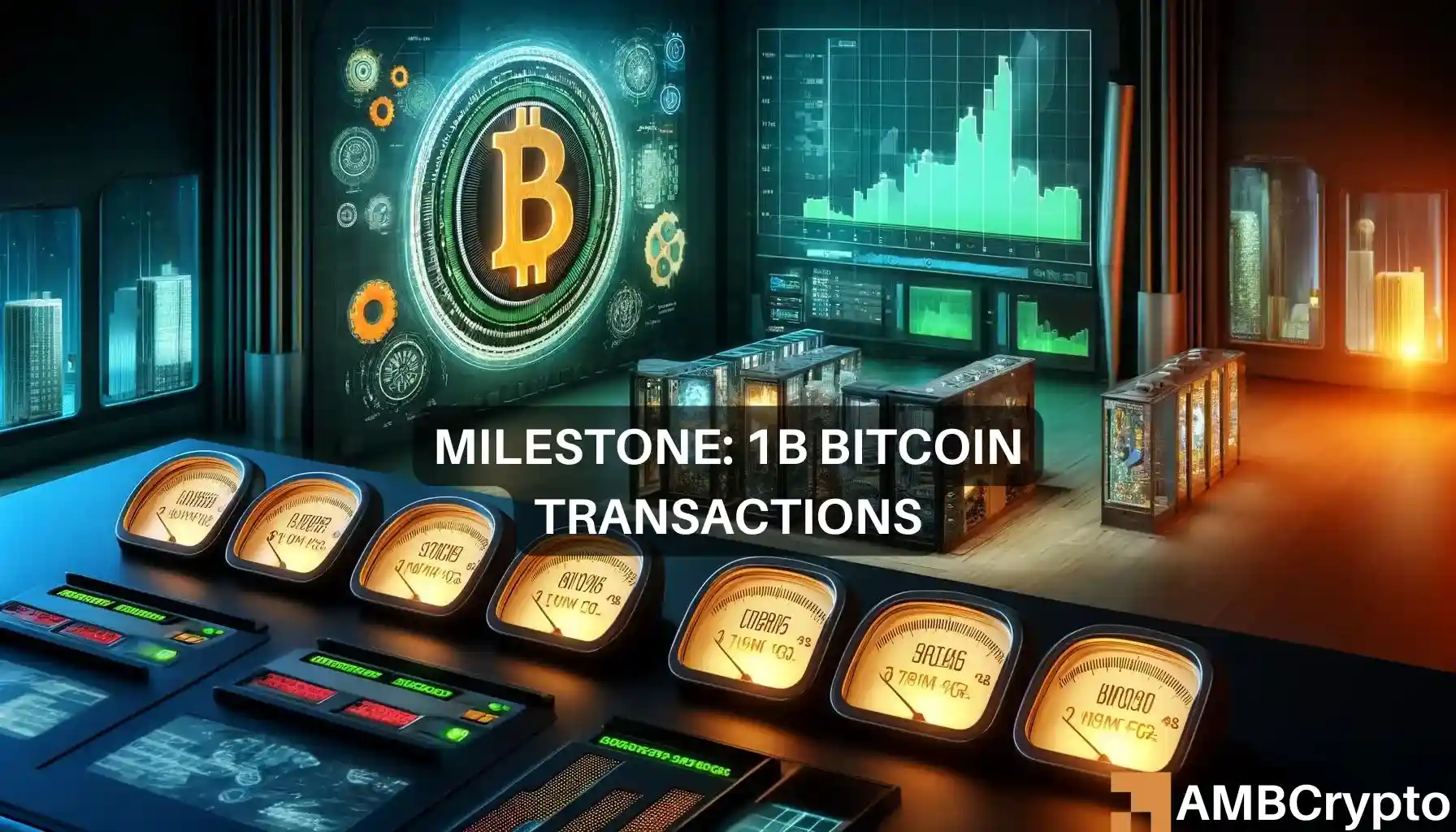 Will Bitcoin’s 1B transaction record give BTC the push it needs?