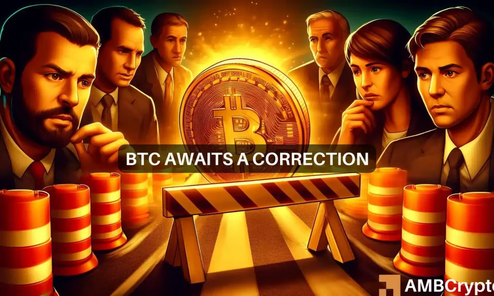 Bitcoin will see a price correction before crossing $70K – Here’s why