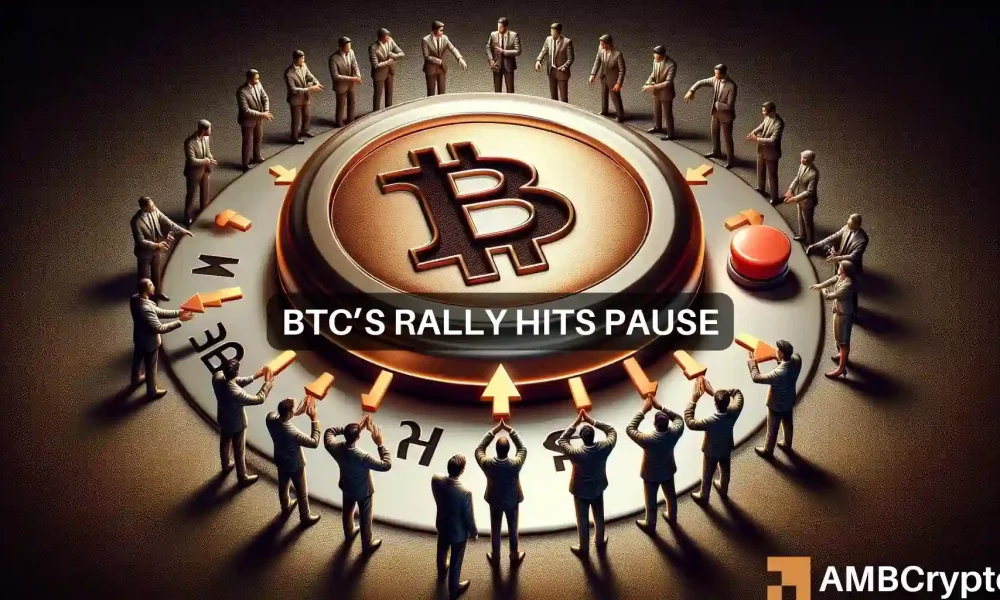 Bitcoin’s rally comes to a halt – Examining the effects of this sell signal
