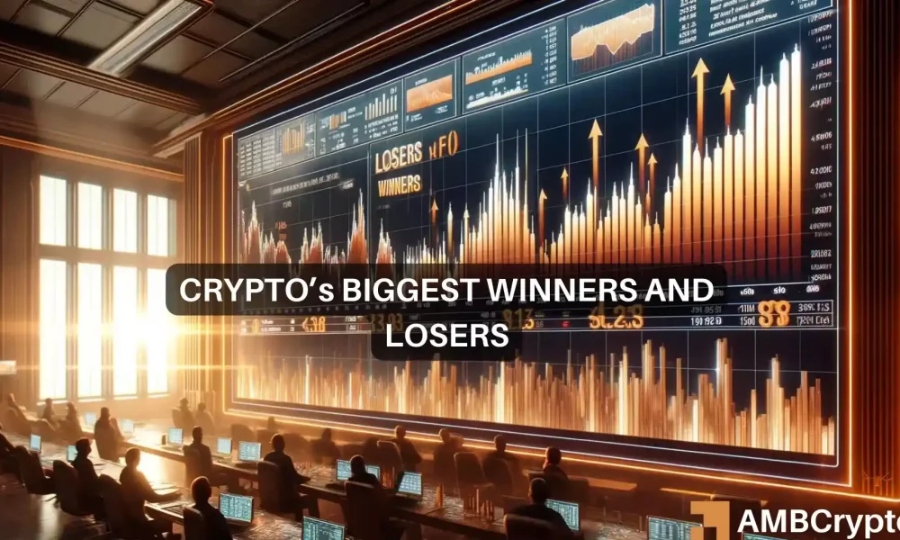 Wöchentliche Gewinner und Verlierer auf dem Kryptowährungsmarkt – TON, RNDR, BONK, CORE