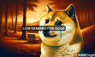 Dogecoin's demand falls 18% in 7 days as DOGE declines 1% - Why?