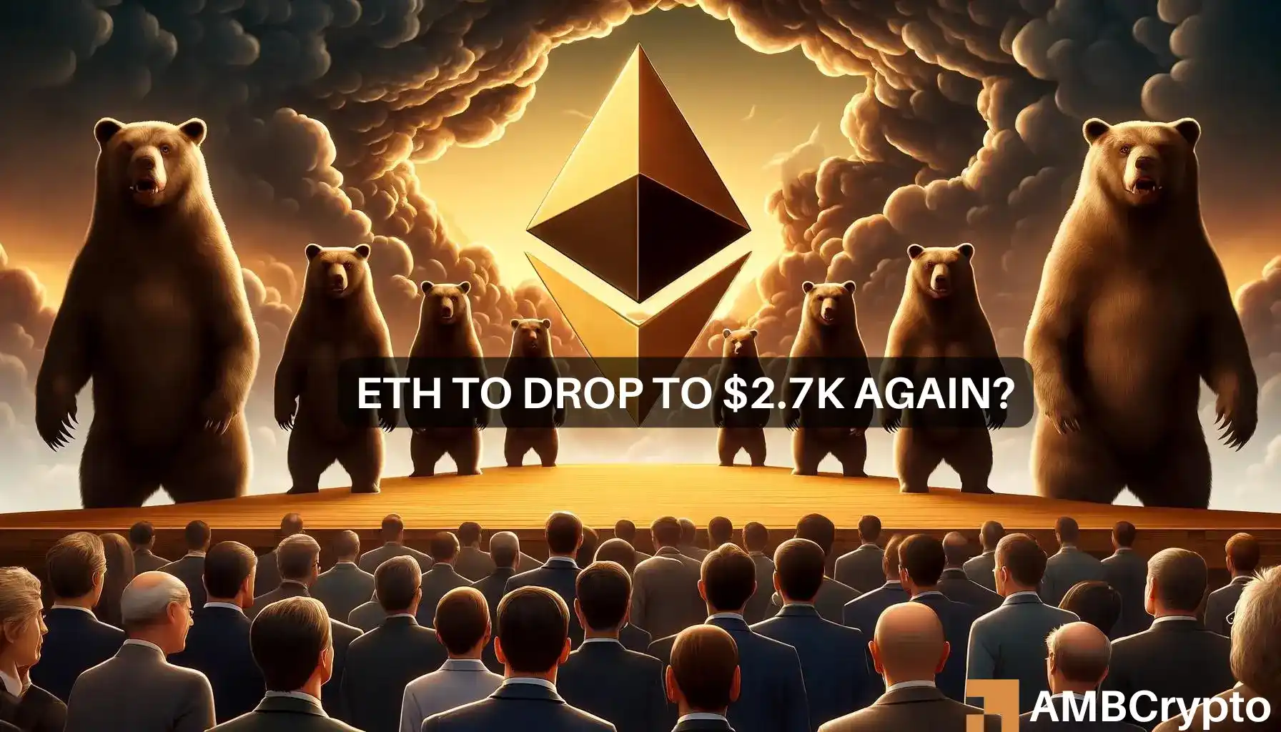 Ethereum might drop to $2.7k